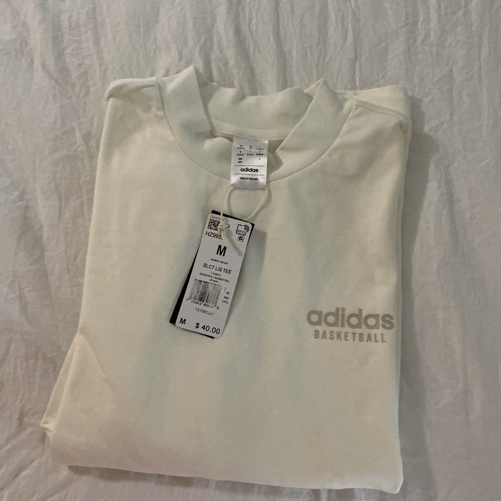 Adidas Women’s Basketball Mock Neck Long Sleeve T-Shirt